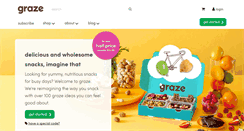 Desktop Screenshot of graze.com